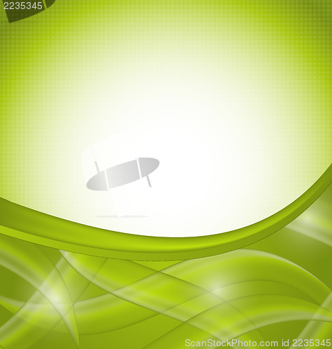 Image of Green nature background, design template