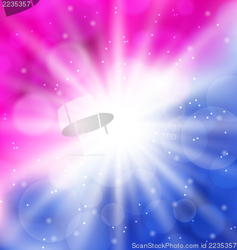 Image of Abstract background with lens flare