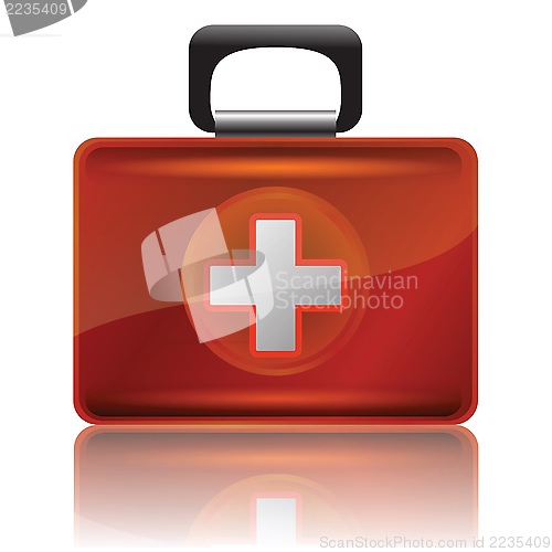 Image of Red first aid case 