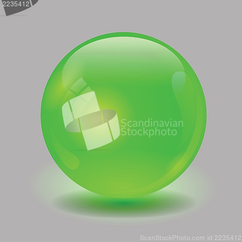 Image of green  sphere