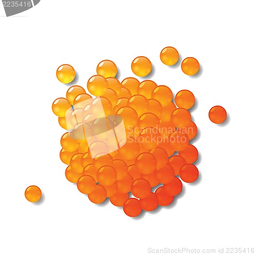 Image of red caviar