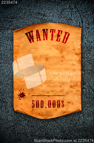 Image of Wanted dead or alive.