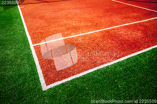 Image of tennis court