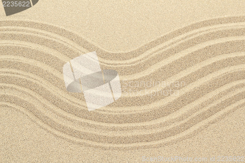 Image of Sandy beach background texture with lines