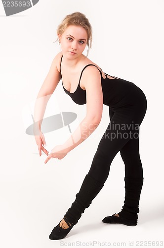 Image of portrait of dancing woman