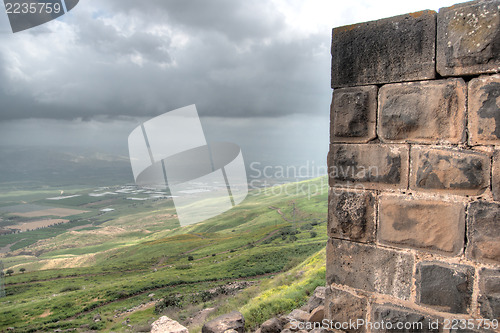 Image of Belvoir castle ruins in Galilee