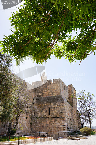 Image of Tower of david and Jerusalem walls