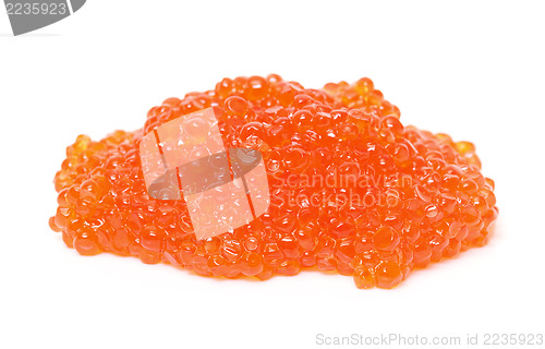 Image of Red salted caviar, heap