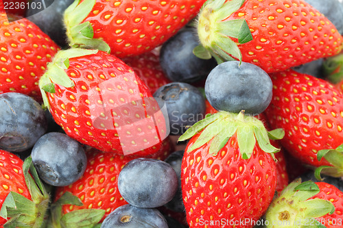 Image of Strawberries and Blueberries mix 