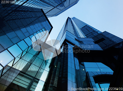 Image of Office building from low angle view 