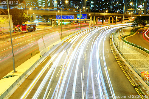 Image of Highway at night 