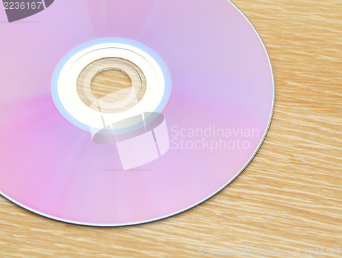 Image of CD on table 