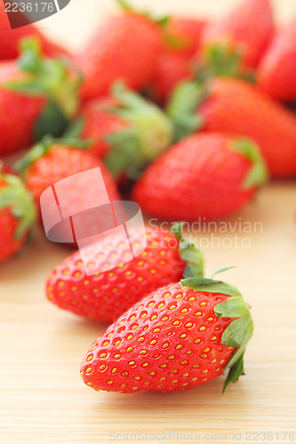 Image of Strawberry on table 