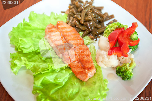 Image of salmon steak