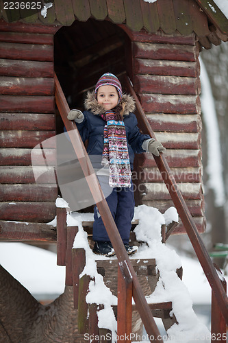 Image of Winter day on a playground