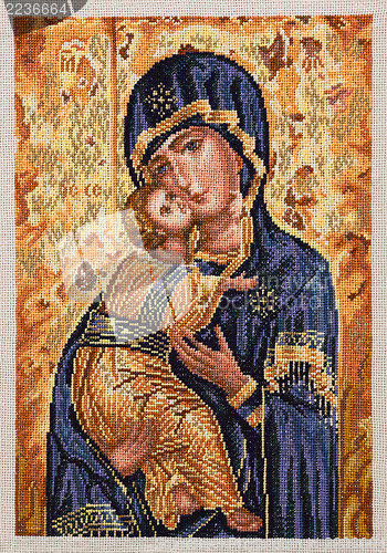 Image of Virgin Mary with child Jesus Christ