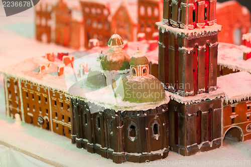 Image of Christmas gingerbread church