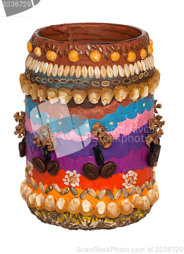 Image of Handmade decoration of vase 