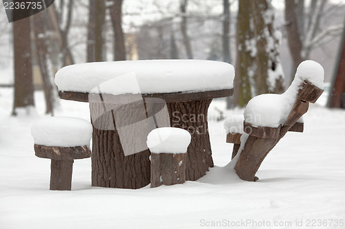 Image of Winter in the park