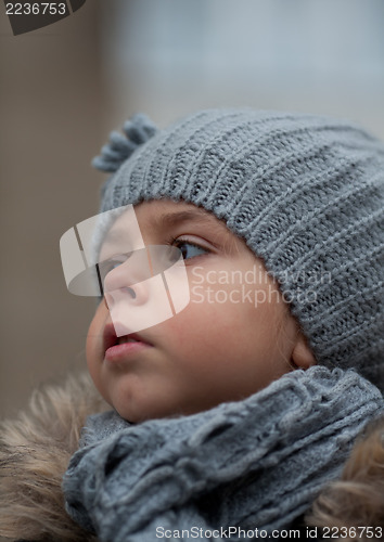 Image of Portrait of little girl