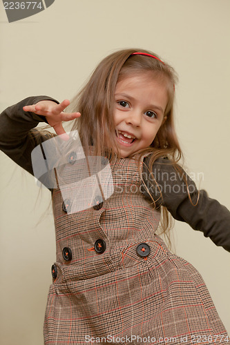 Image of Little girl dancing