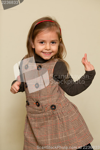 Image of Little girl dancing