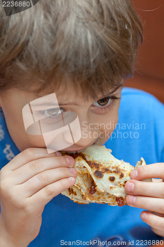 Image of Enjoying breakfast