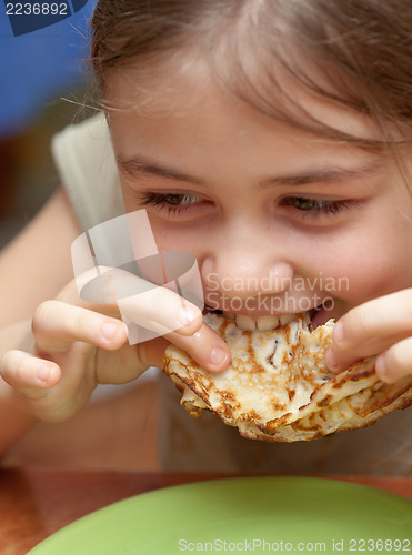 Image of Enjoying breakfast