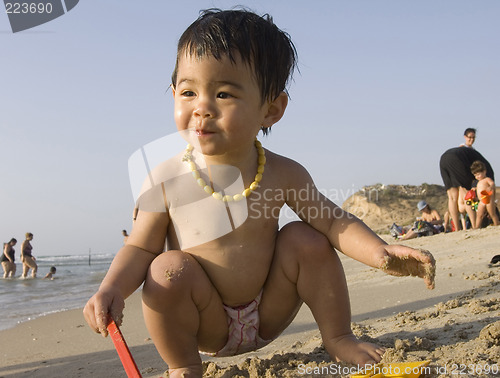 Image of Anael in the beach