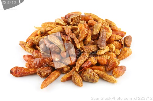 Image of Dried Chilies on an isolated background