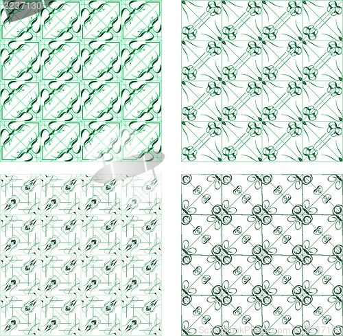Image of Set of vintage christmas wallpapers