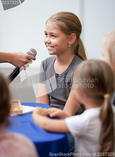 Image of Child being interviewed