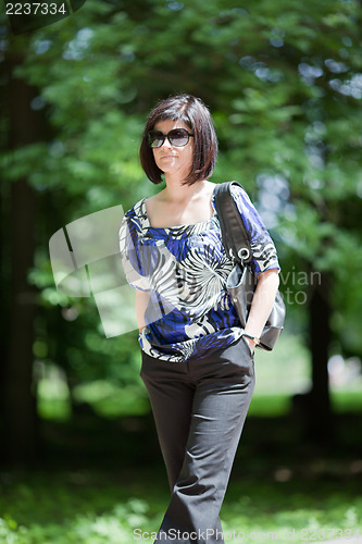 Image of Woman walking