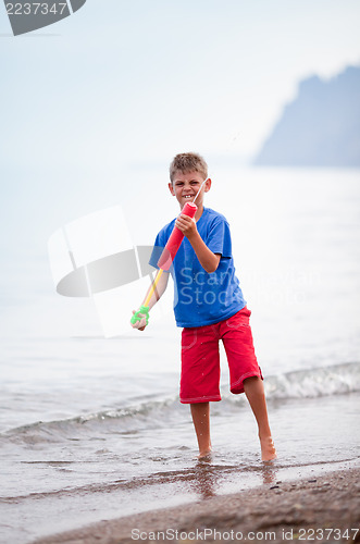 Image of Water pistol action