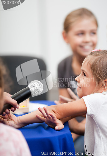 Image of Child being interviewed