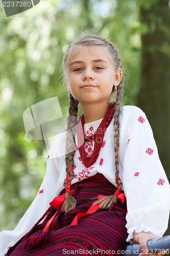 Image of Portrait of Ukrainian little girl