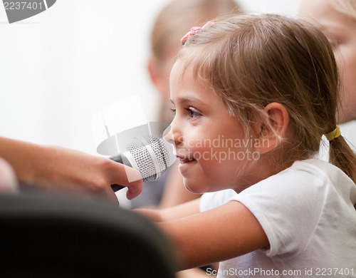 Image of Child being interviewed