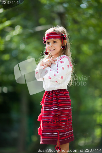 Image of Portrait of Ukrainian little girl