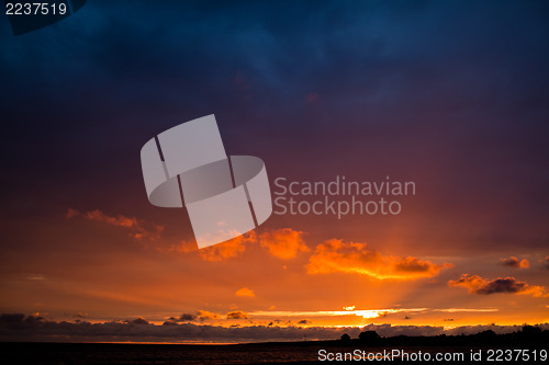 Image of Sunset sky