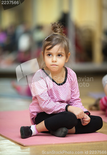 Image of Little girl, fitness 