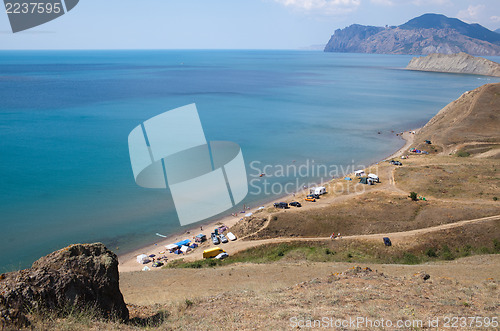 Image of Camping on the beach