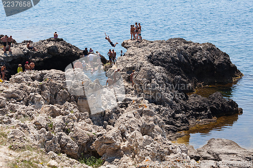 Image of Jumping from the cliff