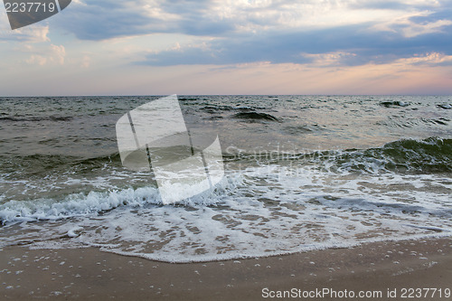 Image of Sunset and sea