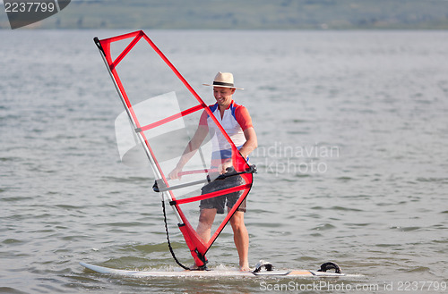 Image of Windsurfing fun