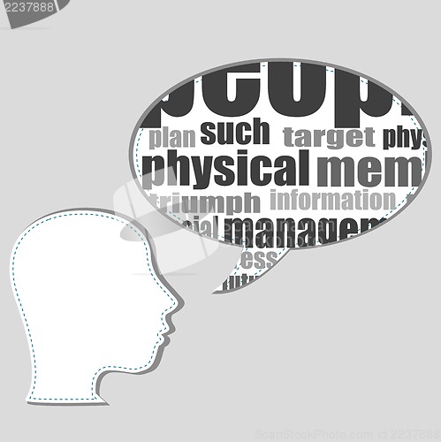 Image of info text graphic and arrangement concept on white background