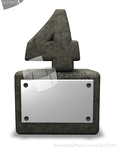 Image of number four