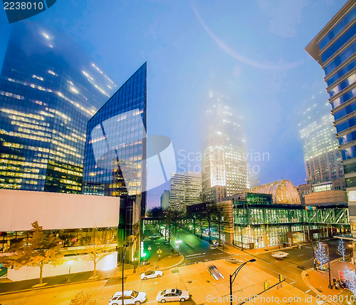 Image of Skyline of Uptown Charlotte, North Carolina.