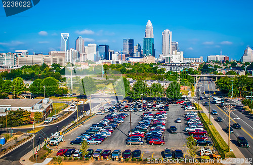 Image of Skyline of Uptown Charlotte, North Carolina.