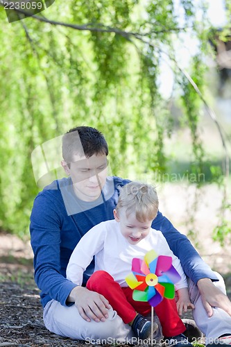 Image of family at the park