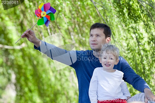 Image of family at the park